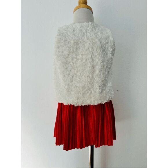 grain de ble Toddler 18-24 Mos Knit Skirt & Faux Fur Vest Bundle Lot - Picture 3 of 11